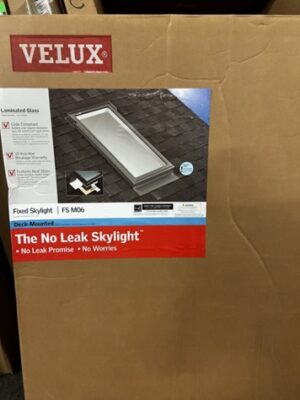 Velux Skylight 30 1/16′ x 45 3/4′ (Photo 1)